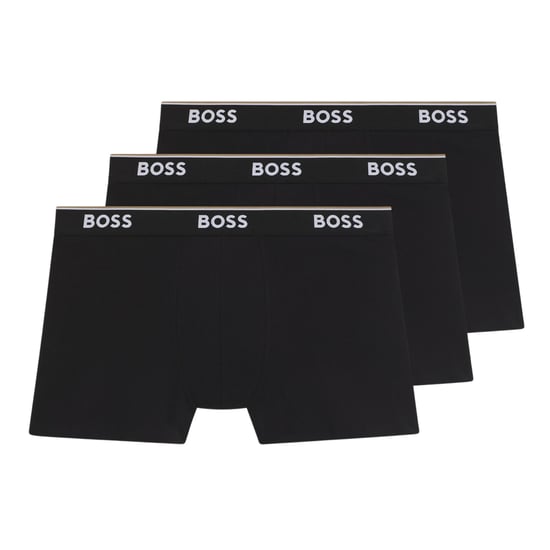 Boss Boxershorts met logo voor heren (set van 3) (Zwart/Wit) - Image 2