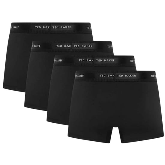 Ted Baker Effen boxershorts voor heren (Set van 4) (Zwart) - Image 2