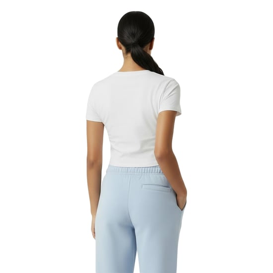 Jack Wills Dames/Dames 1 Katoenen Broek T-Shirt (Wit) - Image 3