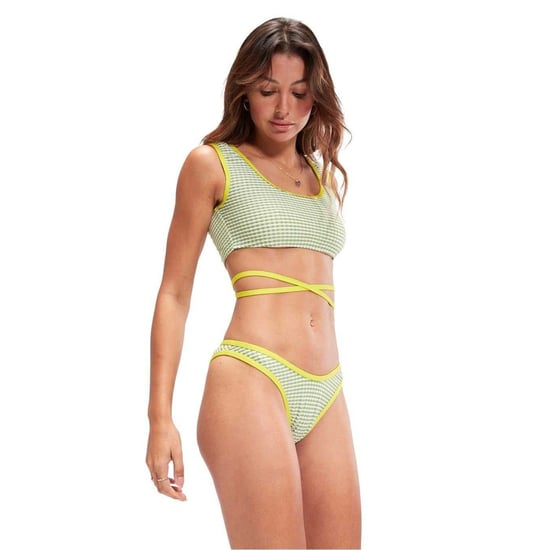 Speedo Dames/Dames Gingham Bikinibroekje (Groen) - Image 1