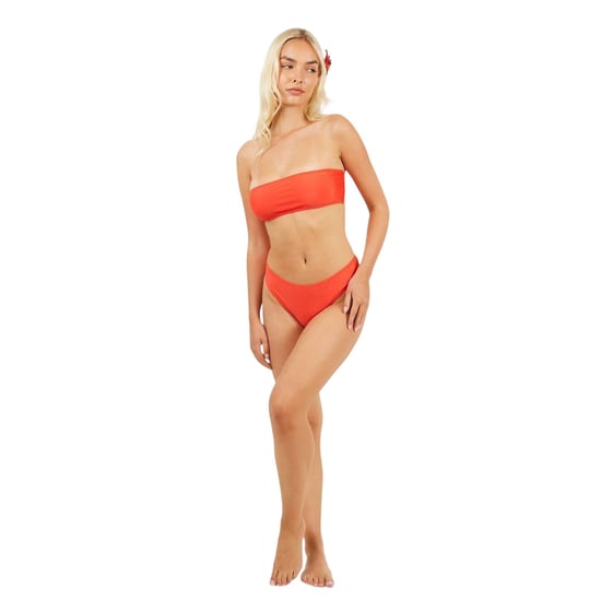 Brave Soul Bikinibroekjes met middelhoge taille voor dames (Rood) - Image 1