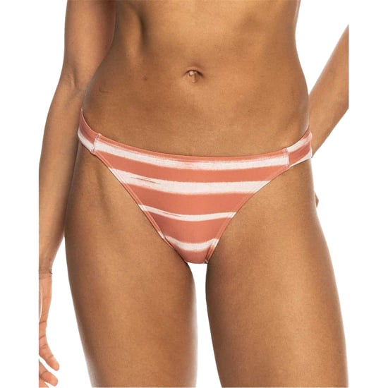 Roxy Dames/Dames Gestreept Strand Bikinibroekje met Lage Rise (Oranje) - Image 1