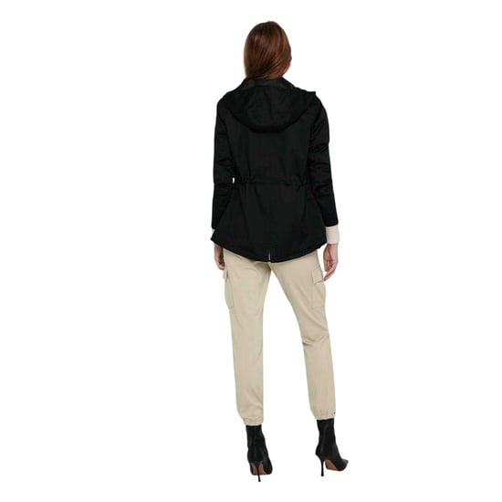 Only Dames/dames Parka met kap (Zwart) - Image 4