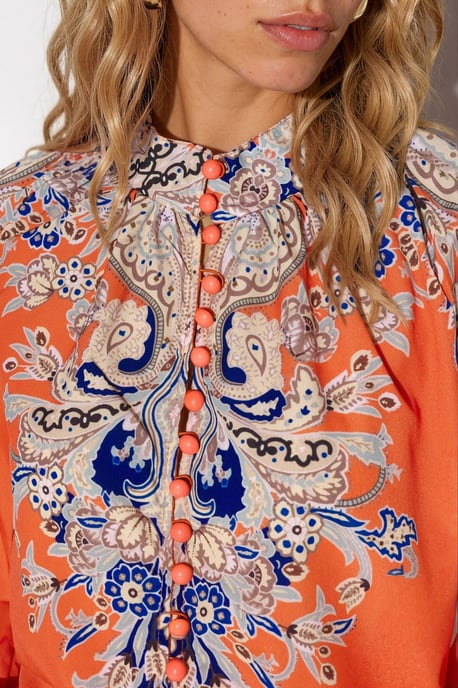 Pijlen geweven playsuit met strikdetail - Image 4
