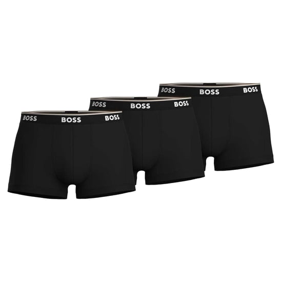 Boss Heren Bodywear Logo Boxershorts (Set van 3) (Zwart) - Image 1
