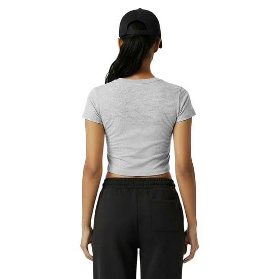 Jack Wills Dames/Dames 1 Katoenen Broek T-Shirt (Grijs Marl Marl) - Image 4