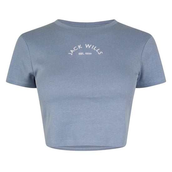 Jack Wills Dames/Dames 1 Katoenen Broek T-Shirt (Alikruik) - Image 1