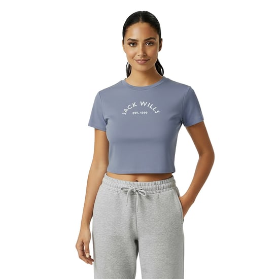 Jack Wills Dames/Dames 1 Katoenen Broek T-Shirt (Alikruik) - Image 3