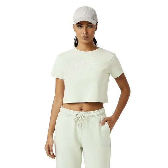 Jack Wills Dames/Dames 1 Katoenen Broek T-Shirt (Seaglass) - Image 1
