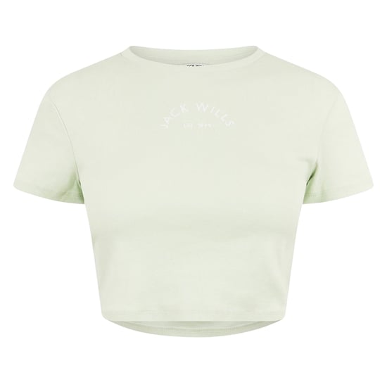 Jack Wills Dames/Dames 1 Katoenen Broek T-Shirt (Seaglass) - Image 2