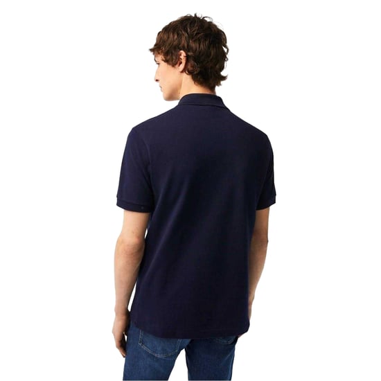Lacoste Klassiek poloshirt met korte mouwen voor heren (Marine) - Image 3