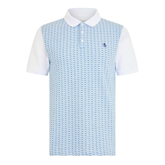Original Penguin Geborduurd poloshirt voor heren met normale pasvorm (Wit) - Image 1