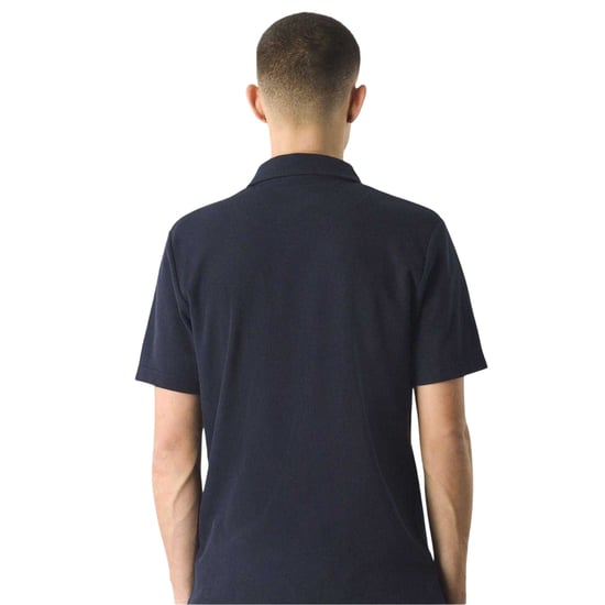 Pretty Green Heren Islington Quarter Zip Regular Poloshirt (Marine) - Image 2