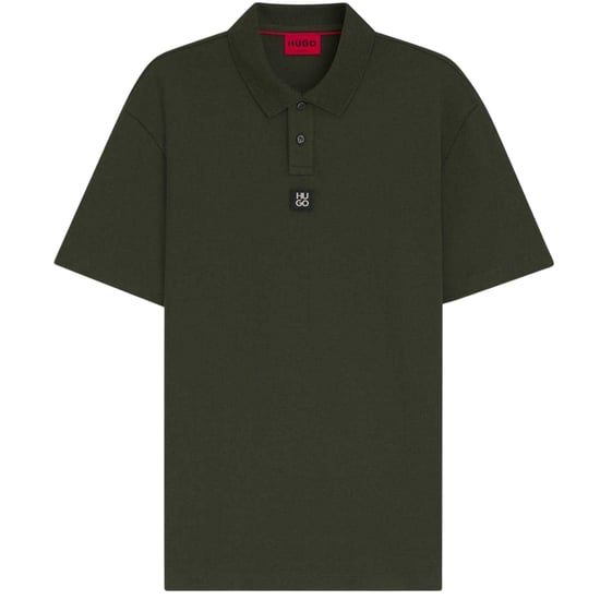 Hugo Deabono-poloshirt met logo voor heren (Donkergroen) - Image 1