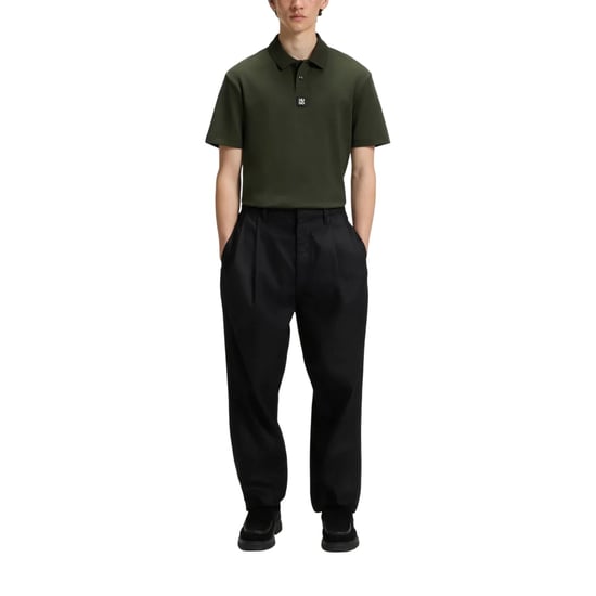 Hugo Deabono-poloshirt met logo voor heren (Donkergroen) - Image 4