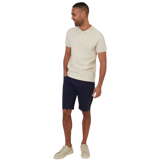 Threadbare Caswell-poloshirt voor heren (Havermelk) - Image 1