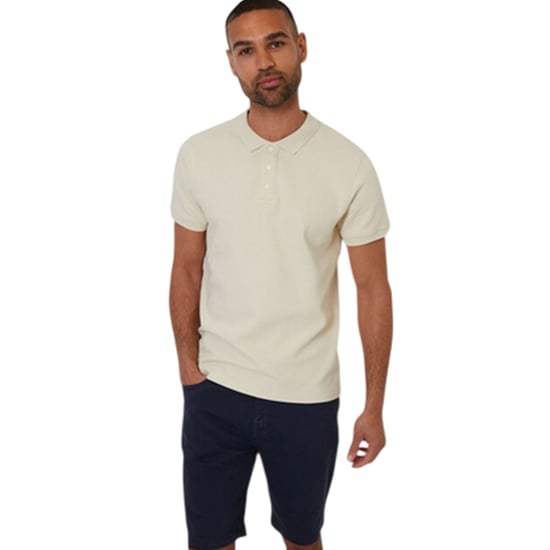 Threadbare Caswell-poloshirt voor heren (Havermelk) - Image 2