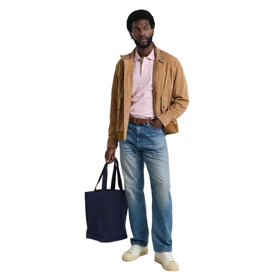Gant Herencontrast Pique Polo Shirt (Roze) - Image 1