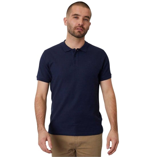 Threadbare Heren Malbork Poloshirt met Korte Mouwen (Marineblauw) - Image 1