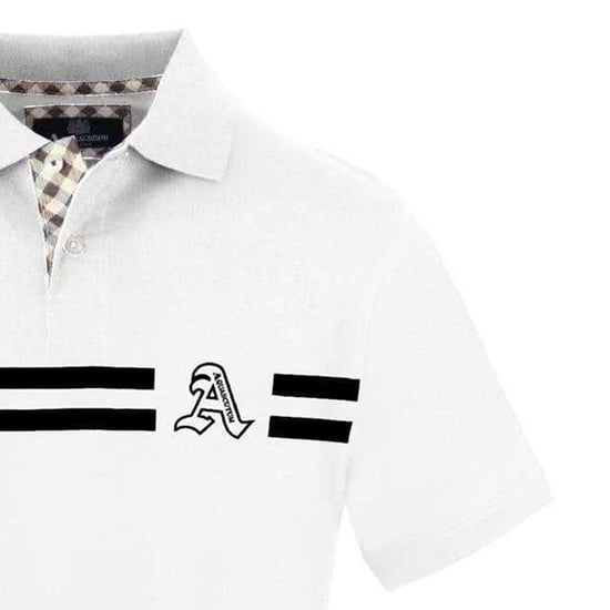 Aquascutum Heren Poloshirt met Kraag (Wit) - Image 4