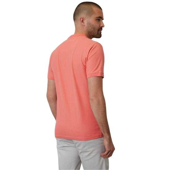 Threadbare Heren Malbork Korte Mouw Polo Shirt (Koraal) - Image 2