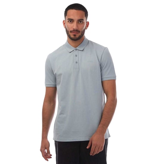 Hugo Piqué-poloshirt met logo voor heren (Blauw) - Image 2