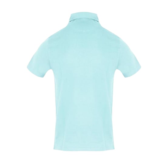 Aquascutum Heren Geborduurd Logo Poloshirt (Licht Blauw) - Image 2