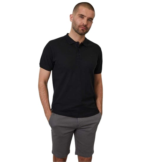 Threadbare Mannen Malbork Korte Mouwen Polo Shirt (Zwart) - Image 2