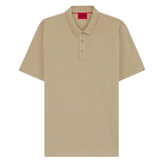 Hugo Piqué-poloshirt met logo voor heren (Beige) - Image 2