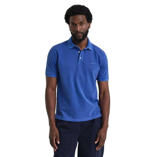 Gant Heren Piqué Sun Faded Poloshirt (Blauw) - Image 2