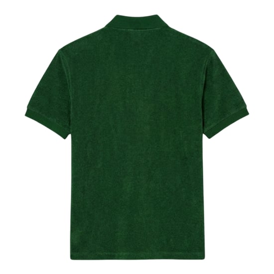 Lacoste Herenpolo van Roland-Garros met borduursel, van badstof (Groen) - Image 2