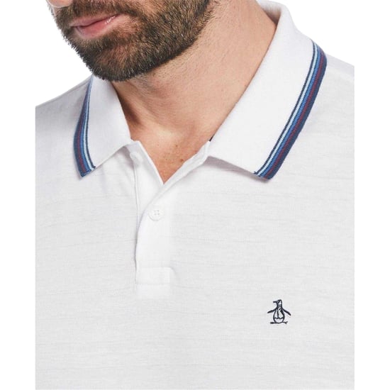 Original Penguin Heren getipt poloshirt Regular (Wit) - Image 3