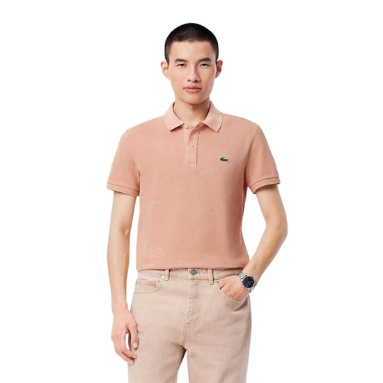 Lacoste Heren L.12.12 Pique Slim Poloshirt (Oranje) - Image 3
