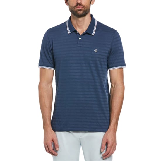 Original Penguin Heren getipt poloshirt Regular (Sargasso Zee) - Image 1