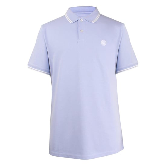 Pretty Green Mannen Barton Kortebloemig Poloshirt (Pastelblauw) - Image 1