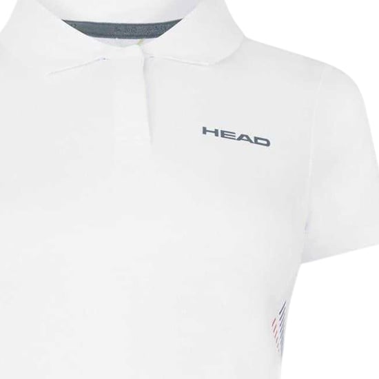 Head Poloshirt met clublogo voor dames (Wit) - Image 3