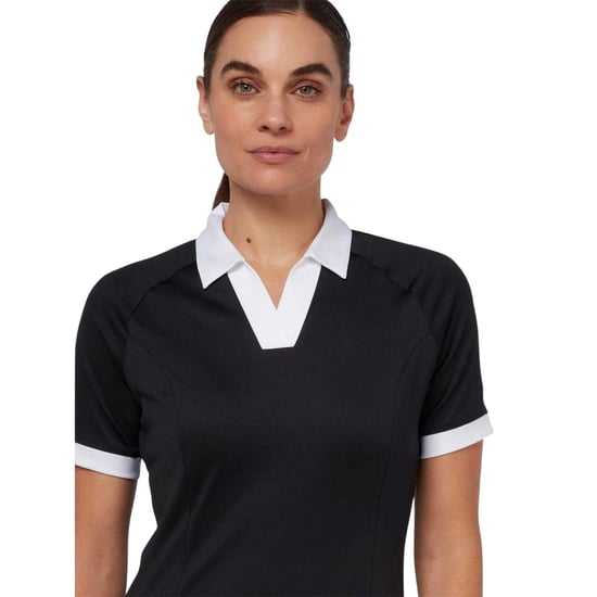 Callaway Raglan-poloshirt met kraag voor dames (Kaviaar) - Image 4