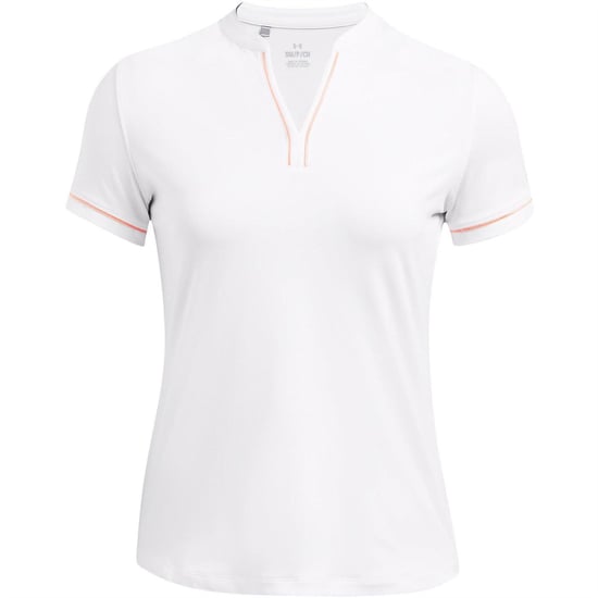 Under Armour Playoff 3.0-poloshirt voor dames (Wit) - Image 2