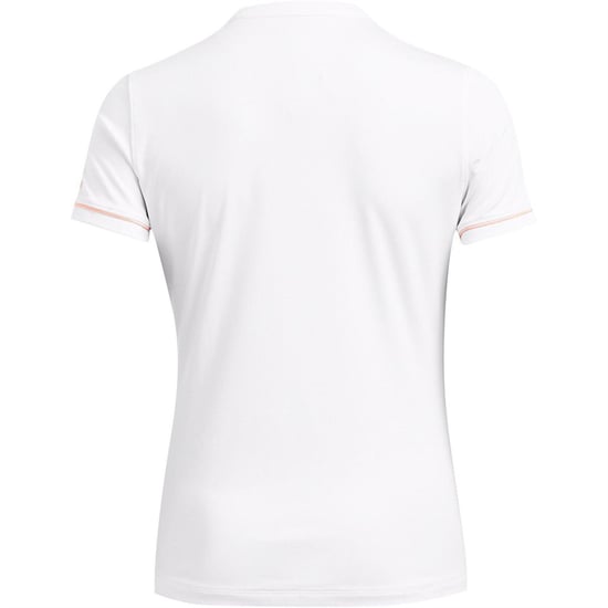 Under Armour Playoff 3.0-poloshirt voor dames (Wit) - Image 3