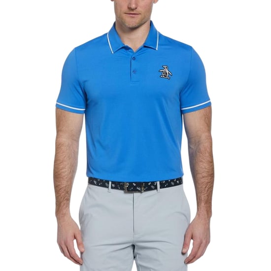 Original Penguin Herengolfpoloshirt 'Heritage' met normale pasvorm (Nevels Blauw) - Image 1