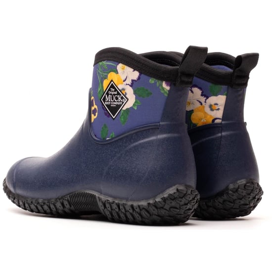 Muck Boots Muckster II Enkellaarsjes Dames Navy Rubber Wellington Boots - Image 2
