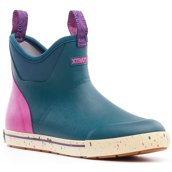 Xtratuf Enkel Deck Camp Laars Rubber Dames Teal Wellington Boots - Image 3