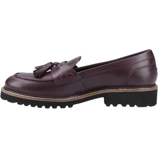 Hush Puppies Ginny Leather Dames Plummer Wijdte Loafers - Image 4