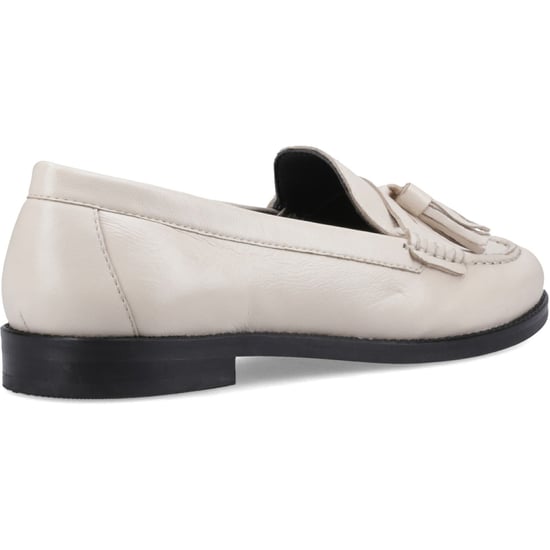 Hush Puppies Connie Leren Dames Crème Instappers - Image 2