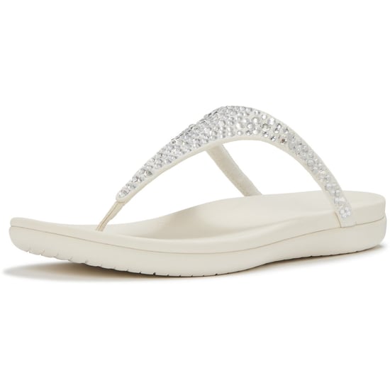 Fitflop Solay Gemengde-Kristal Textiel Dames Crème Sandalen - Image 1