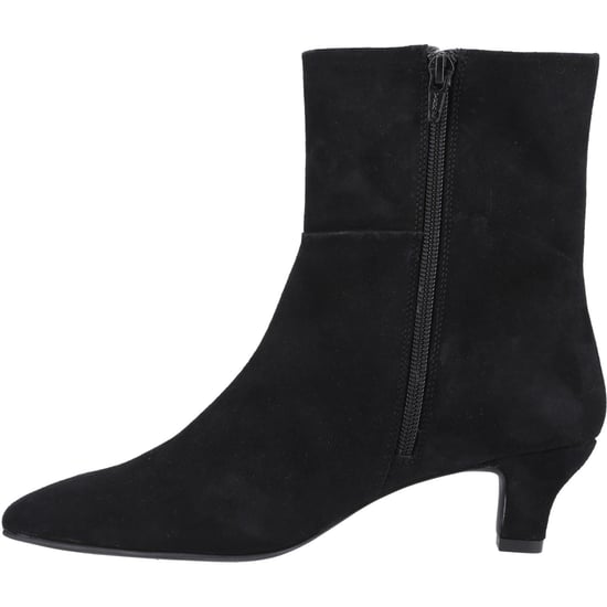 Hush Puppies Nahla Hak Leer Dames Zwarte Hakschoenen Enkelboots - Image 4