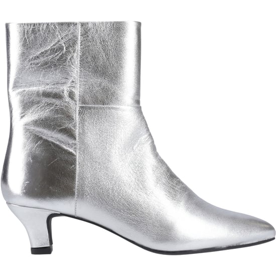 Hush Puppies Nahla Hakleren Dames Zilveren Enkellaarzen - Image 5