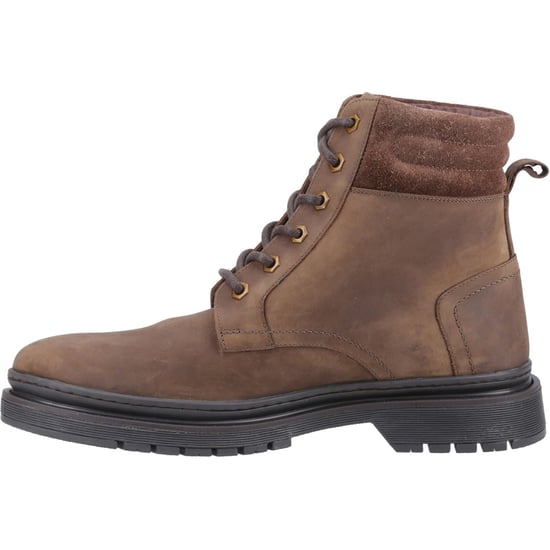 Hush Puppies Jarrod Leer Heren Bruine Enkelboots - Image 4