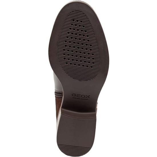 Geox D Camexia Leren Dames Donkerbruine Laarzen - Image 3