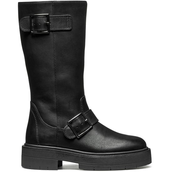 Geox D Spherica EC7 Leren Dames Zwarte Laarzen - Image 5